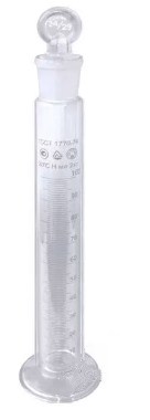 Цилиндр мерный со стеклянной пробкой ЭКРОС 2-100-2 Замки и защелки
