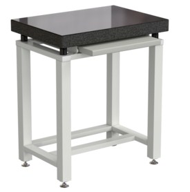 Стол для весов малый 630x450x750 мм с выдвижной полкой цвет каркаса серый гранит 56.0369.10.09-01 Мебель лабораторная
